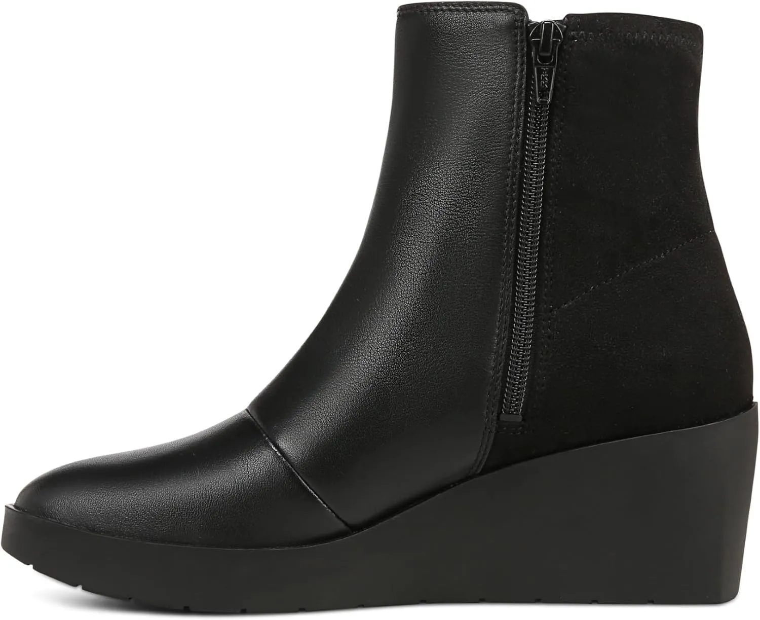 Vionic Women's Wedge Ankle Boots Skylar- Comfortable Bootoes& Supportive Walking Shoes with Built-in Arch Support