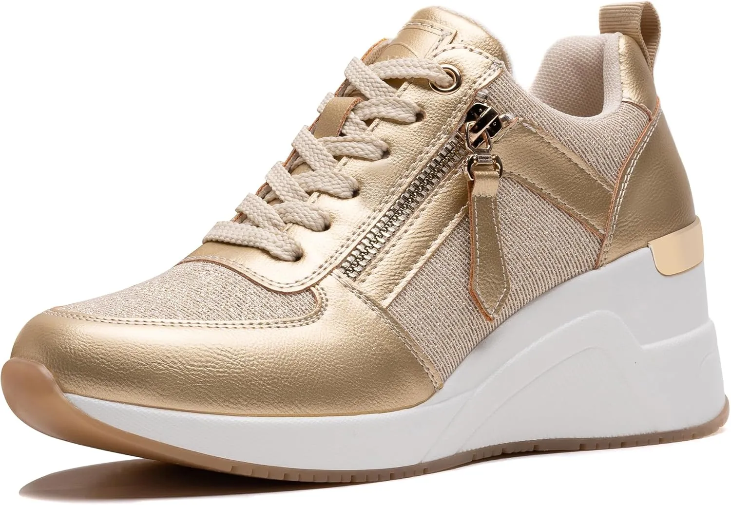 Viscozzy High Heel Wedge Sneakers for Women