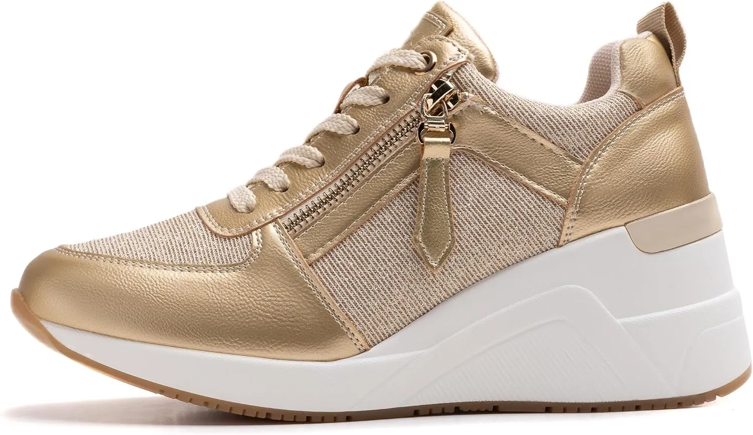 Viscozzy High Heel Wedge Sneakers for Women
