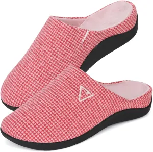V.Step Orthotic Slippers with Arch Support, Orthopedic House Slipper for Men Women Plantar Fasciitis Flat Foot Upgrade, Grey