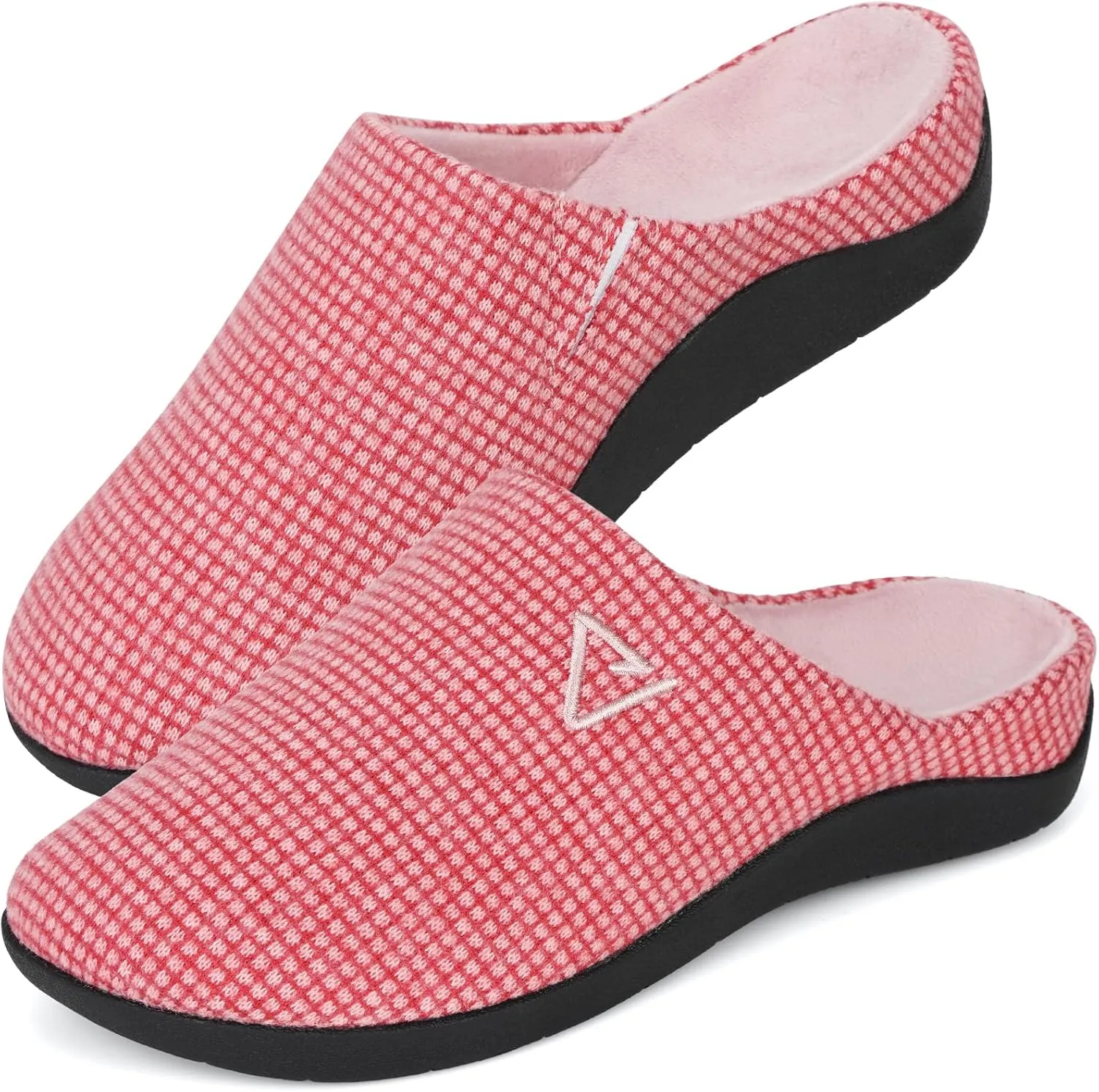V.Step Orthotic Slippers with Arch Support, Orthopedic House Slipper for Men Women Plantar Fasciitis Flat Foot Upgrade, Grey