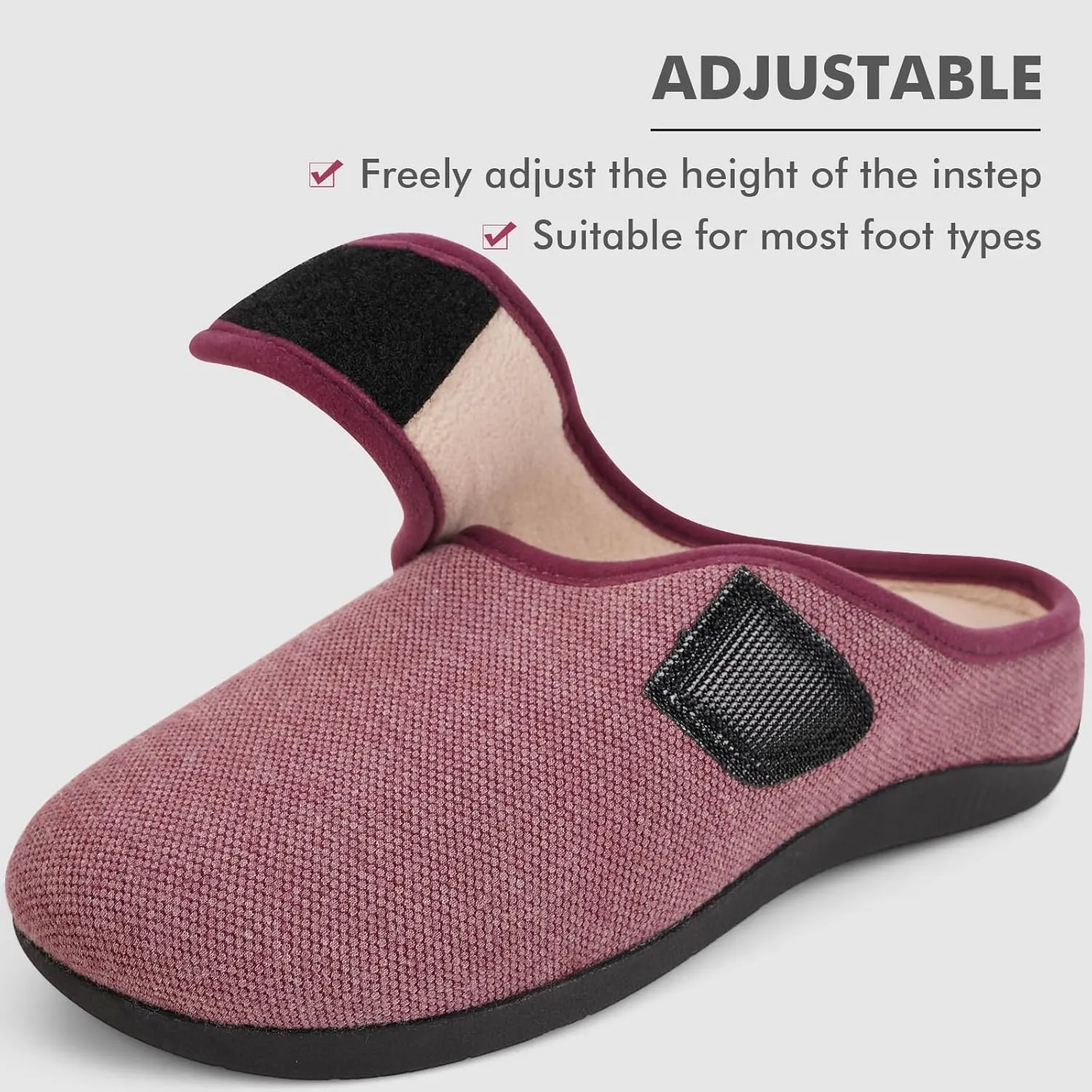 V.Step Slippers with Arch Support for Women & Men - Orthopedic House Slippers for Plantar Fasciitis - Indoor/Outdoor Slip-On Clogs