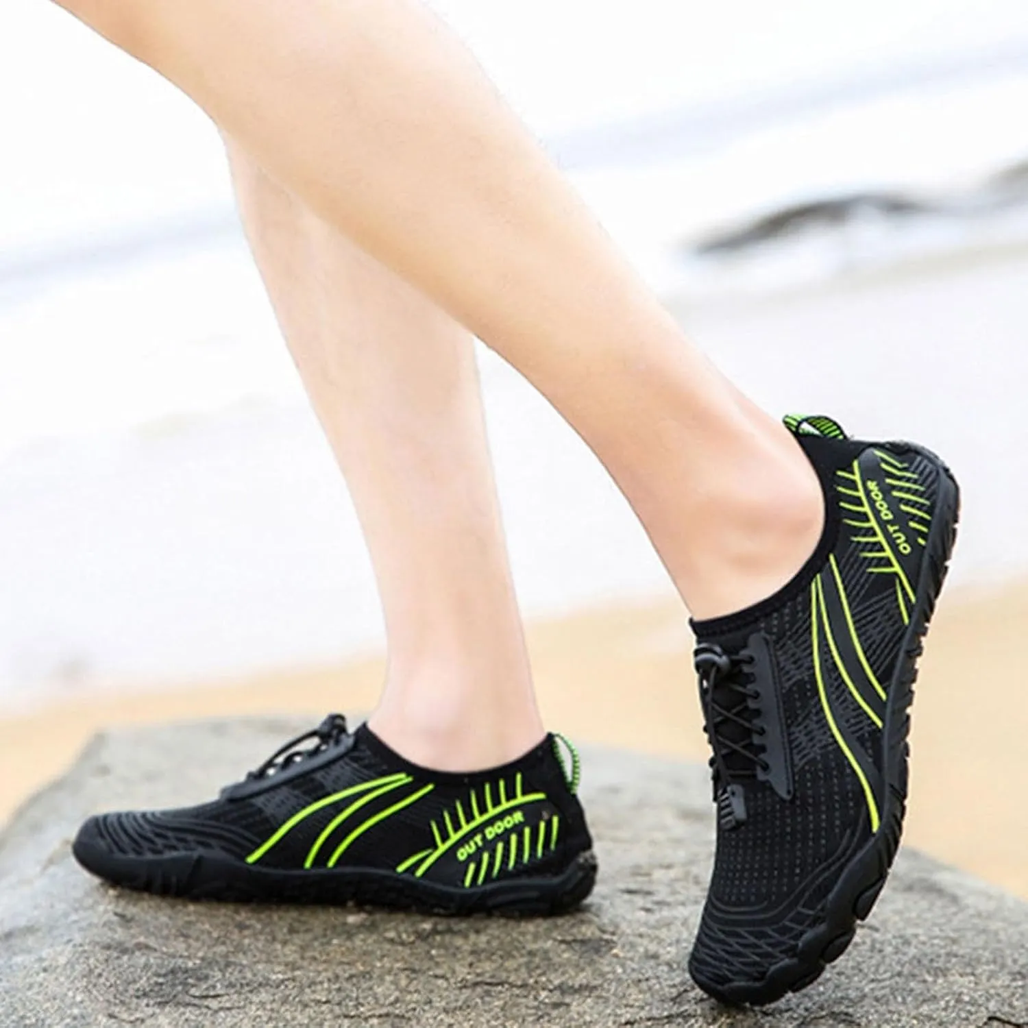 Water Shoes for Adults Quick Dry Barefoot Aqua Socks Non Slip Swim Beach Surf Yoga Boating River Pool Spring Shoe for Women 2025