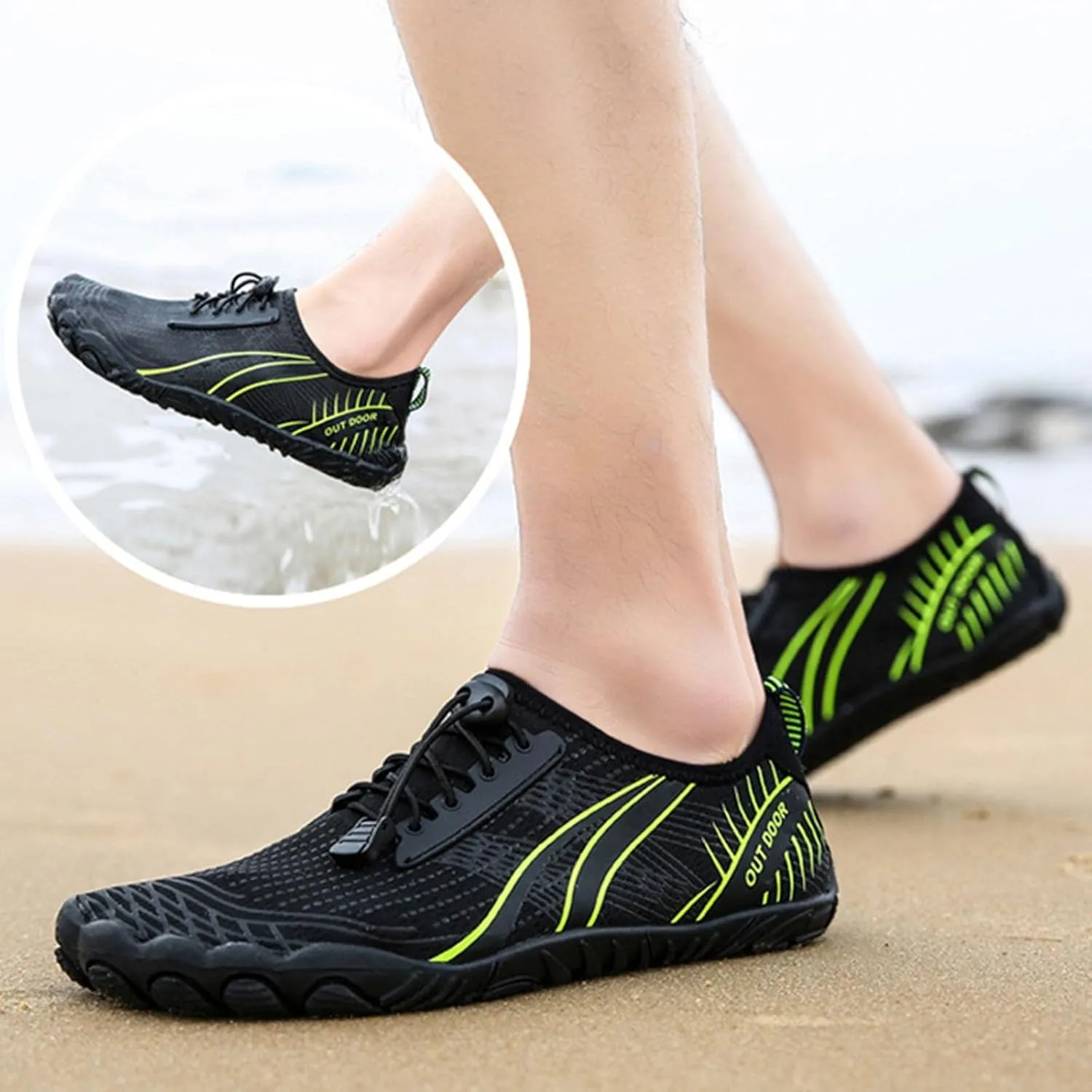 Water Shoes for Adults Quick Dry Barefoot Aqua Socks Non Slip Swim Beach Surf Yoga Boating River Pool Spring Shoe for Women 2025