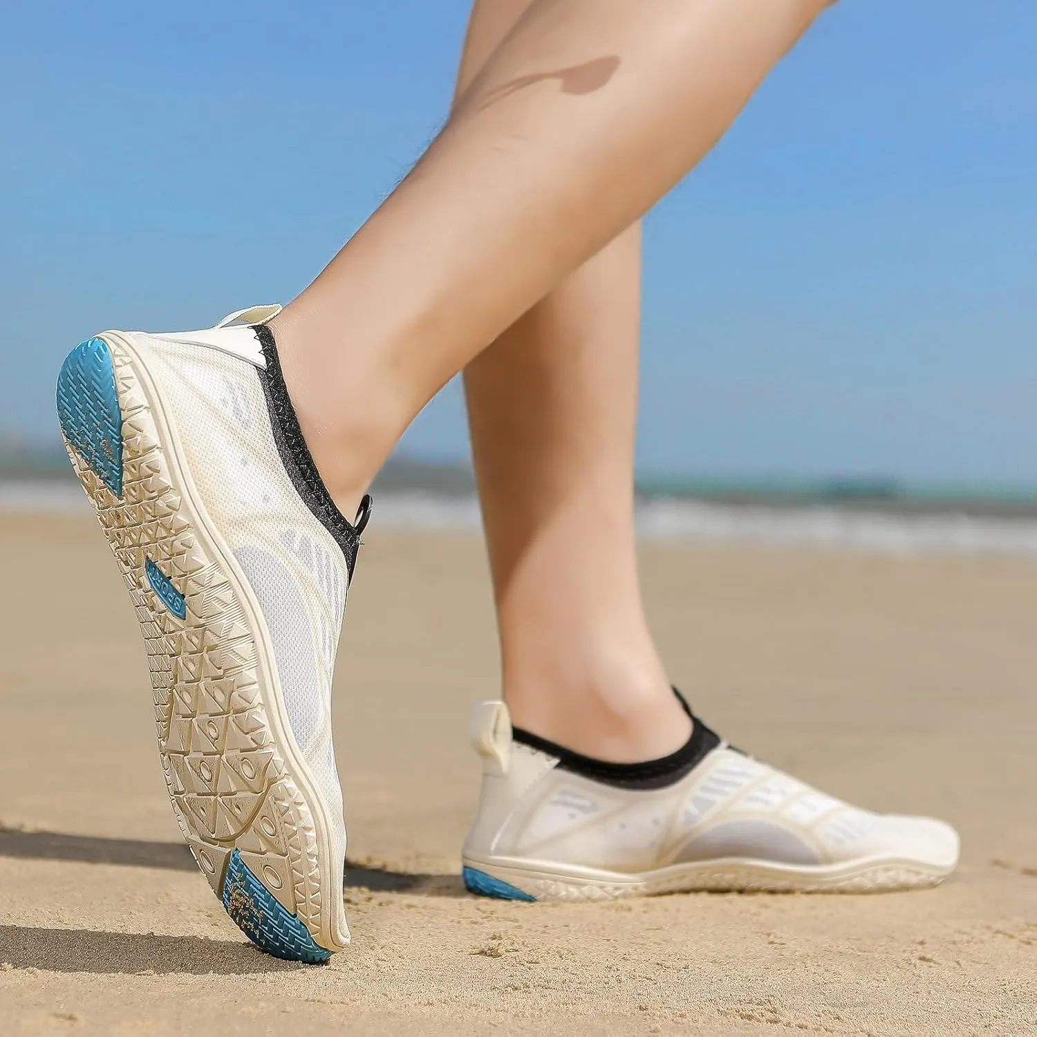 Water Shoes Men Women Adult Hike Barefoot Water Shoes Breathable Quick-Dry,Aqua Socks for Swim Beach Pool Wading Yoga Couple Indoor Fitness Shoe with Comfy Thick Sole