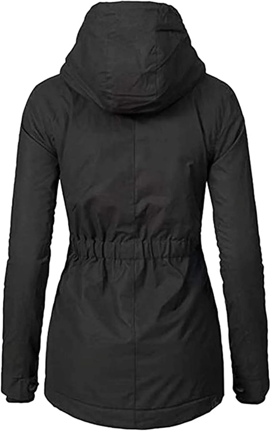 Winter Warm Coats 2024 Fashion Hooded Jacket Thick Padded Loose Fleece Outerwear Oversized Faux Fur Hooded Coats