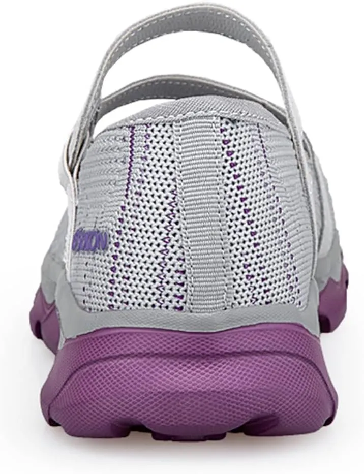 Women Breathable Mesh Slip On Shoes Casual Comfortable Walking Sneakers Lightweight Flats Non Slip Loafers