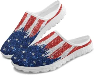 Women Half Sport Mesh Shoes - Lightweight Walking Sneakers with Soft Sole & Comfortable Insole for Daily Use