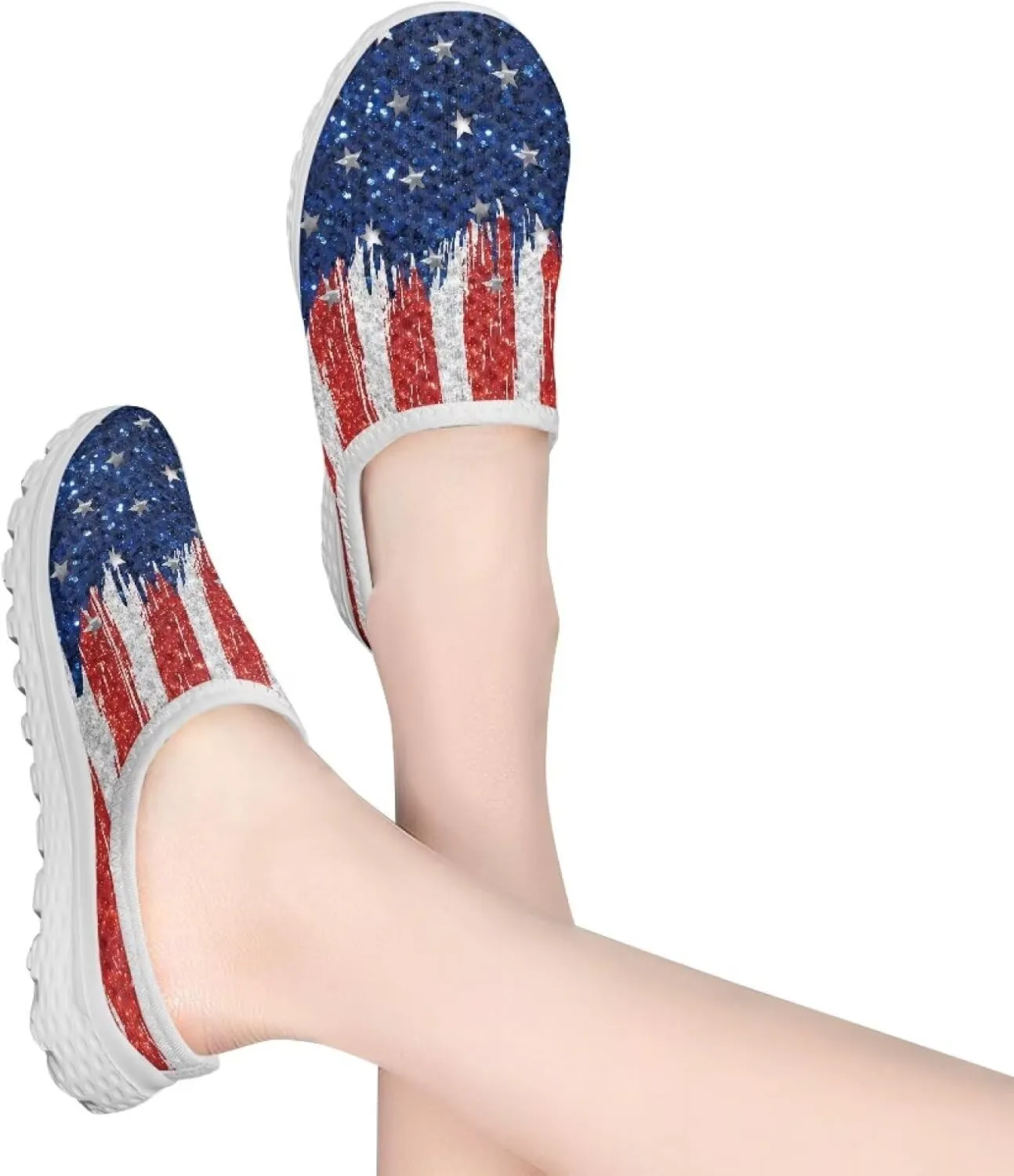 Women Half Sport Mesh Shoes - Lightweight Walking Sneakers with Soft Sole & Comfortable Insole for Daily Use