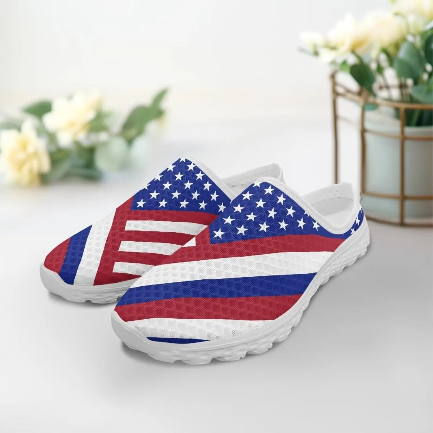 Women Half Sport Mesh Shoes - Lightweight Walking Sneakers with Soft Sole & Comfortable Insole for Daily Use