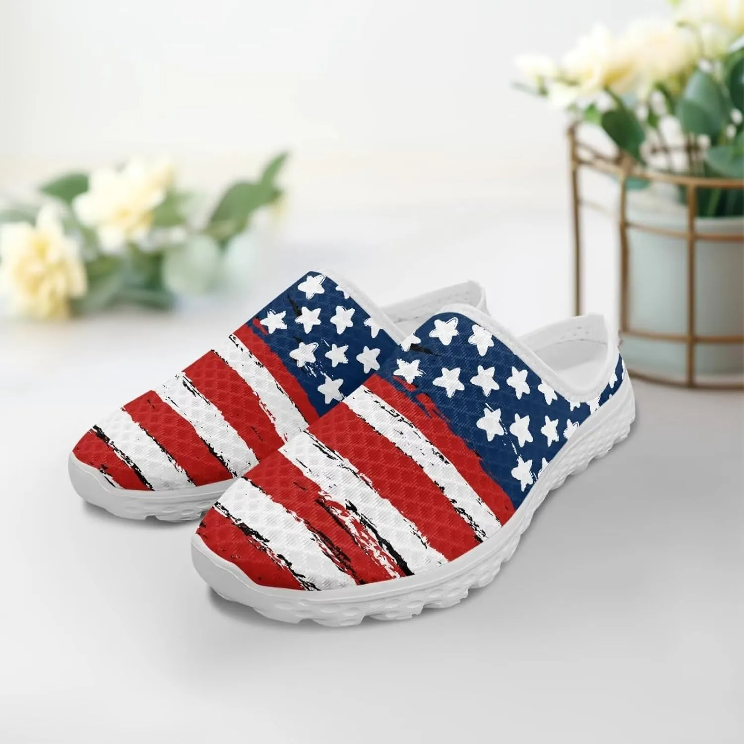 Women Half Sport Mesh Shoes - Lightweight Walking Sneakers with Soft Sole & Comfortable Insole for Daily Use