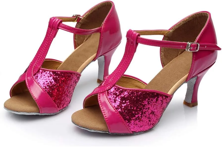 Women Open Toe Heeled Sandals Chunky Block Heel Strappy Ankle Strap Comfortable Shoes