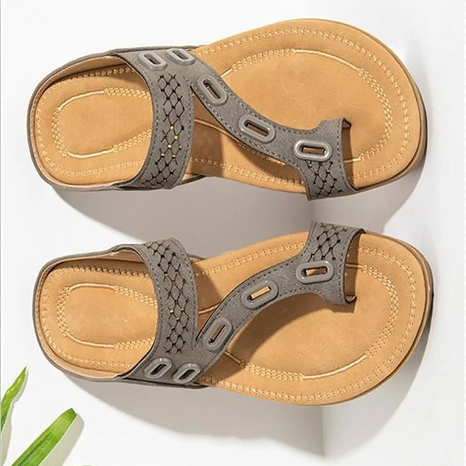 Womens Adjustable Orthotic Sandals with Arch Support Lightweight Cushioned Outdoor Hiking Sport Sandals for Plantar Fasciitis Summer Beach