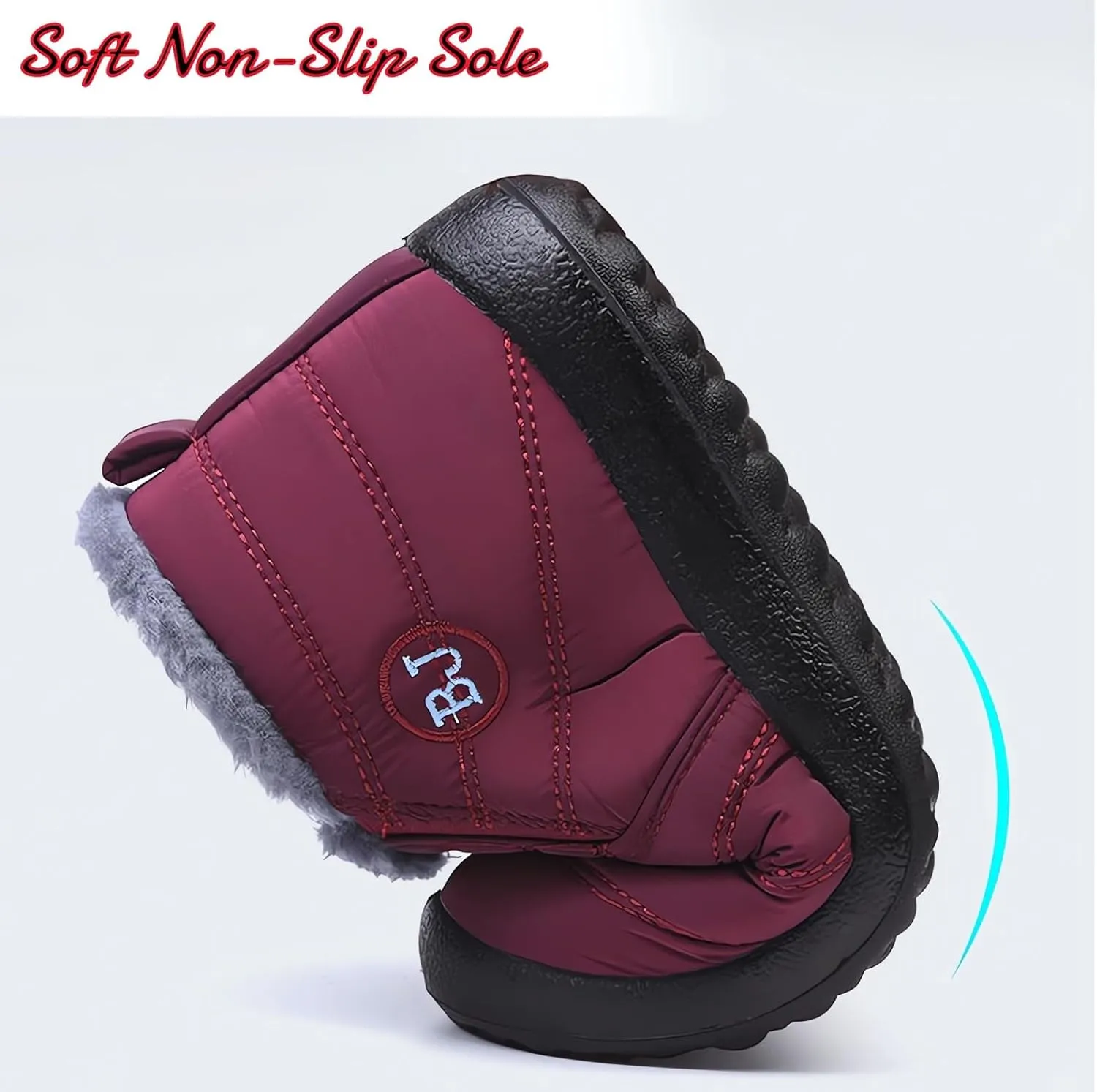 Womens And Men Snow Boots Waterproof，Women'S Winter Thermal Boots，Winter Warm Hiking Work Comfy Boots Sneakers Walking Shoes