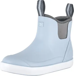 Women's Ankle Rain Boots, Rubber Fishing Deck Boots, Anti-slip Short Waterproof Shoes for Outdoor Fishing, Boating, Size 6-11