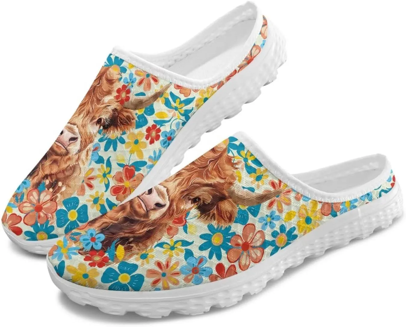 Womens Backless Slip on Shoes Half Sport Mesh Sneakers Lightweight Breathable Casual Walking Shoes