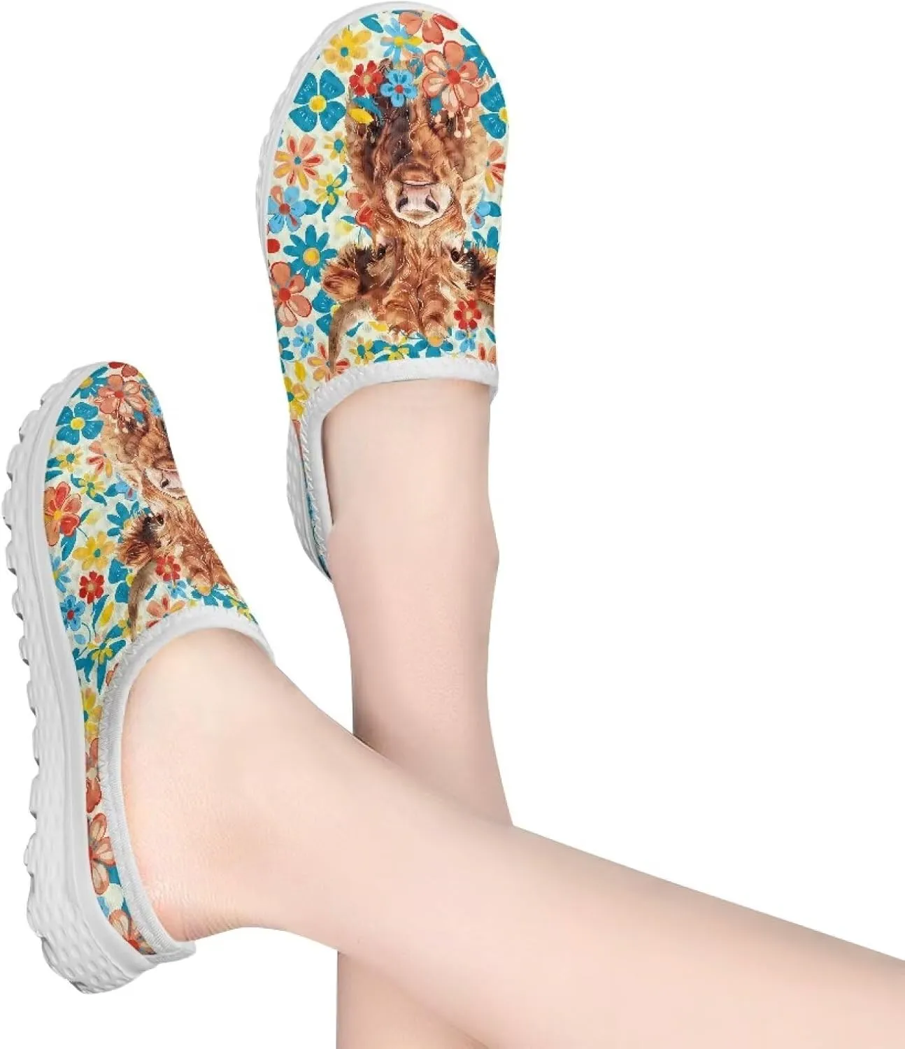 Womens Backless Slip on Shoes Half Sport Mesh Sneakers Lightweight Breathable Casual Walking Shoes