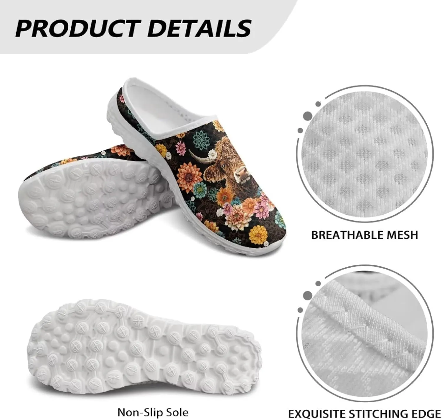 Womens Backless Slip on Shoes Half Sport Mesh Sneakers Lightweight Breathable Casual Walking Shoes