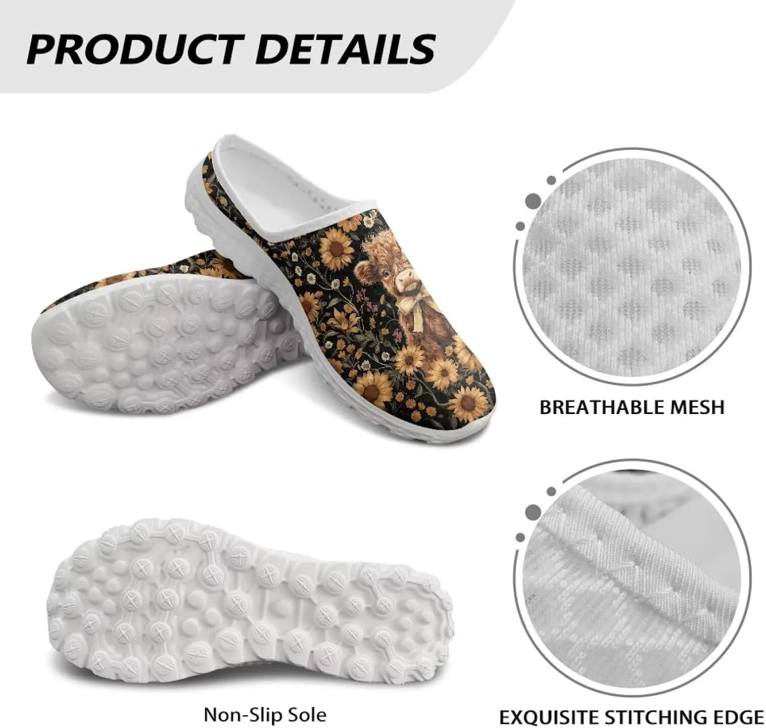 Womens Backless Slip on Shoes Half Sport Mesh Sneakers Lightweight Breathable Casual Walking Shoes