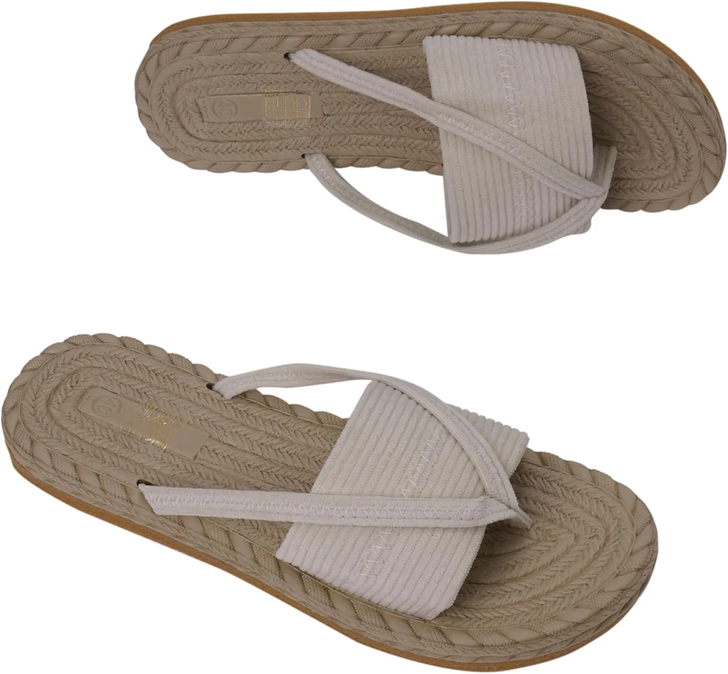Women's Boho Vacation Open Toe Slides Flip Flop Sandals Slip On Beach Flat Sandals Slippers