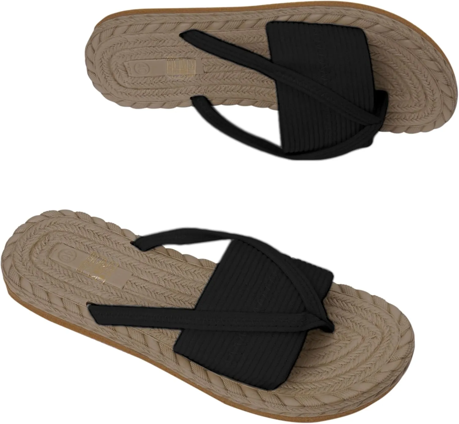 Women's Boho Vacation Open Toe Slides Flip Flop Sandals Slip On Beach Flat Sandals Slippers