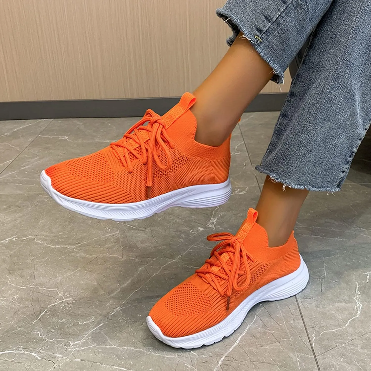 Womens Breathable Slip On Shoes Casual Comfortable Walking Sneakers Lightweight Canvas Flats Non Slip Loafers