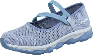 Womens Breathable Slip On Shoes Casual Comfortable Walking Sneakers Lightweight Canvas Flats Non Slip Loafers
