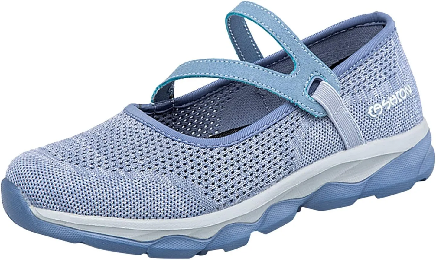 Womens Breathable Slip On Shoes Casual Comfortable Walking Sneakers Lightweight Canvas Flats Non Slip Loafers