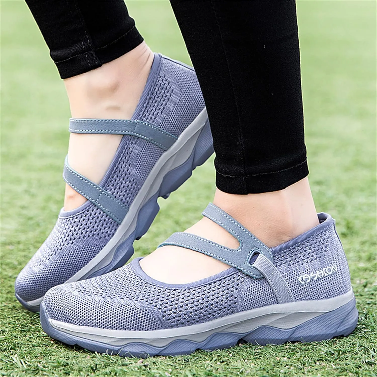 Womens Breathable Slip On Shoes Casual Comfortable Walking Sneakers Lightweight Canvas Flats Non Slip Loafers