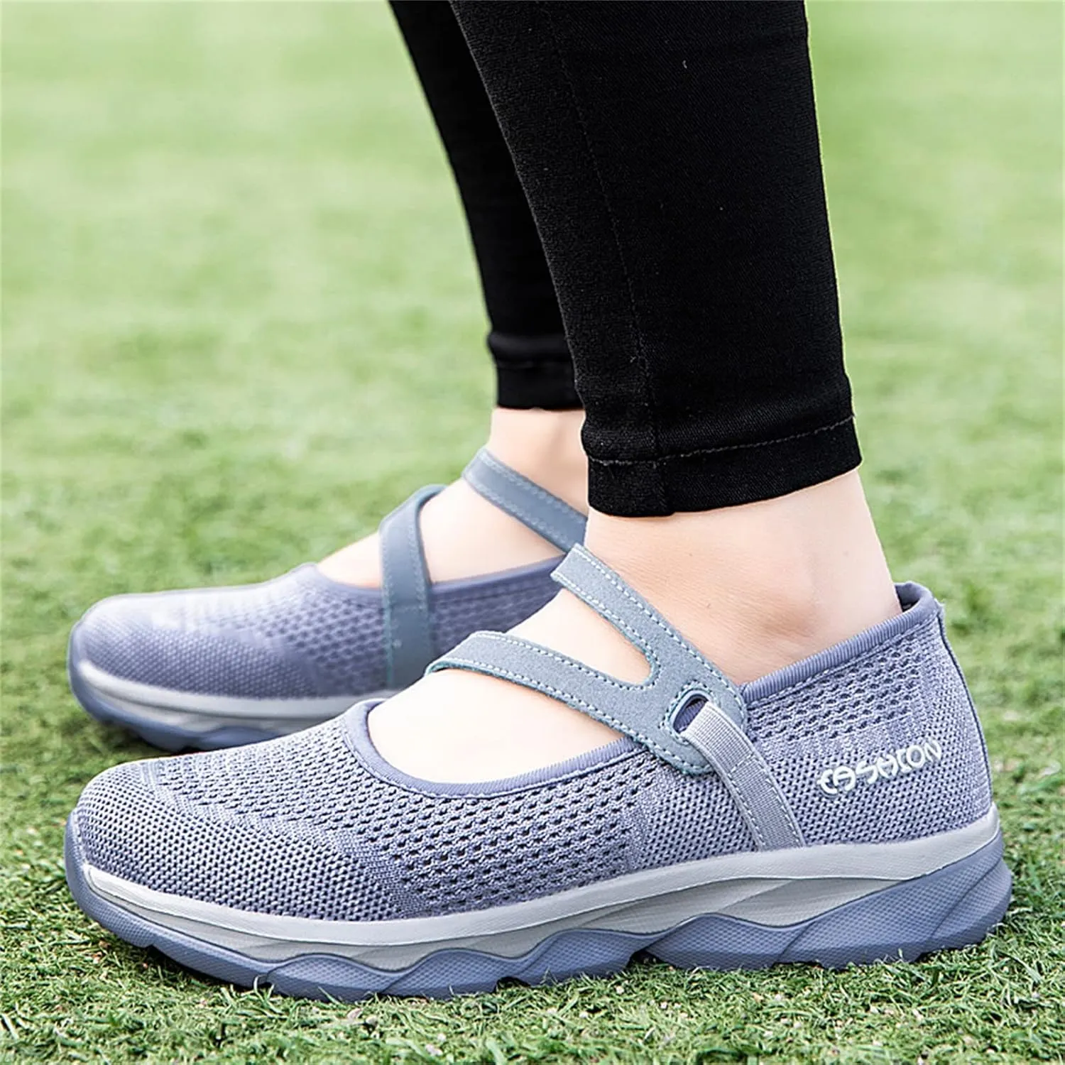 Womens Breathable Slip On Shoes Casual Comfortable Walking Sneakers Lightweight Canvas Flats Non Slip Loafers