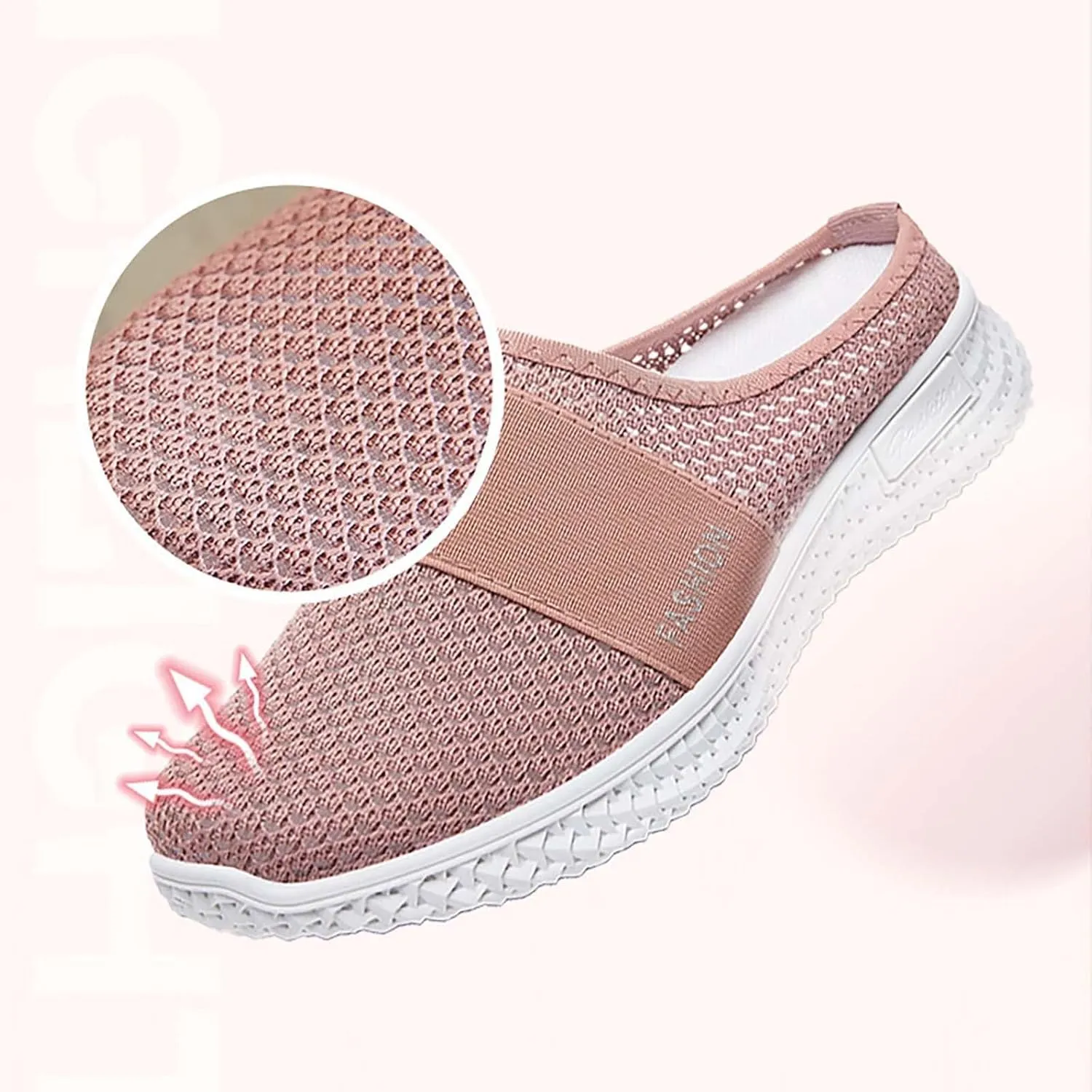 Women's Casual Slip on Half Shoes Breathable Walking Shoes Women Comfort White Casual Shoes Fashion Sneakers 2025 Brown Tennis Shoe Loafers Shoe