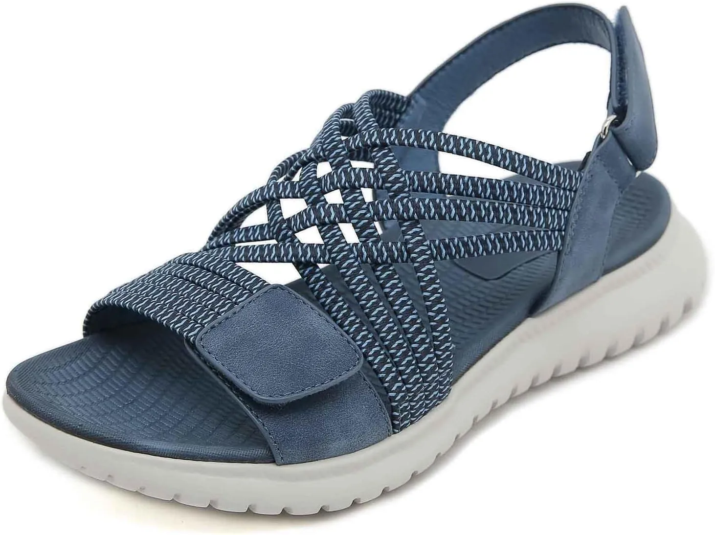 Women's Comfortable Open Toe Sandals with Thick Platform Sole for Casual Wear Summer Walking Beach Vacation