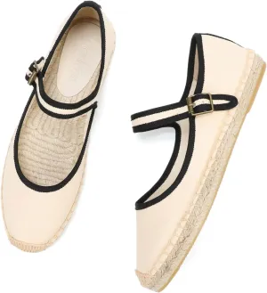 Women’s Espadrilles Breathable Comfortable Flats, Stylish Dress Shoes for All-Day Wear