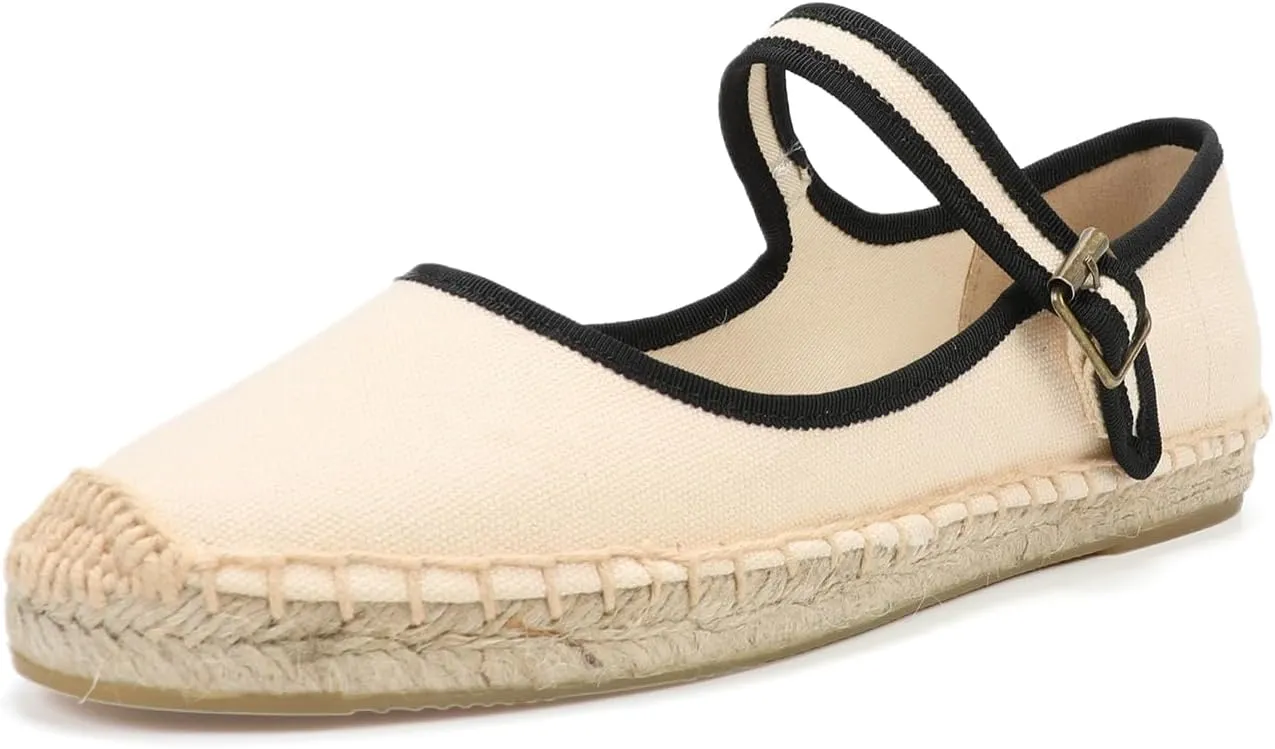 Women’s Espadrilles Breathable Comfortable Flats, Stylish Dress Shoes for All-Day Wear
