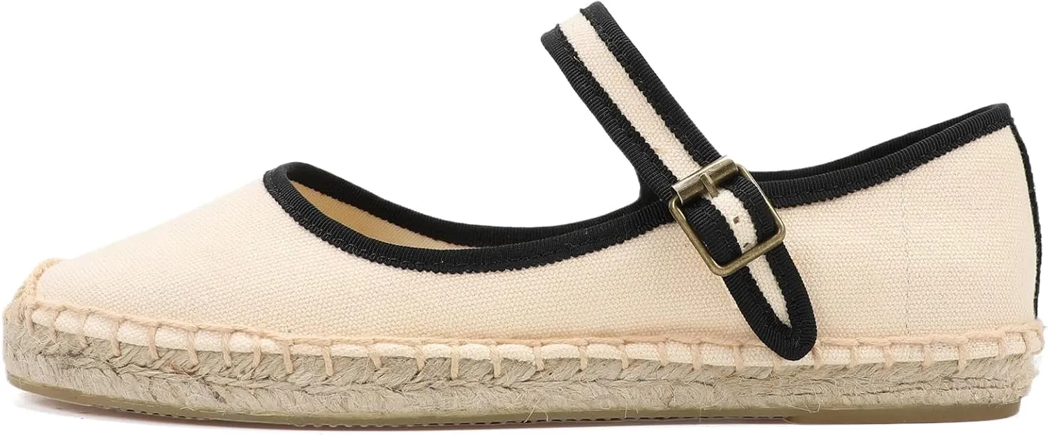 Women’s Espadrilles Breathable Comfortable Flats, Stylish Dress Shoes for All-Day Wear