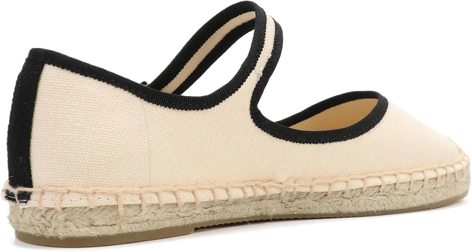 Women’s Espadrilles Breathable Comfortable Flats, Stylish Dress Shoes for All-Day Wear