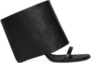 Women's Fold Over Wedge Heel Ankle Boots Open Toe High Heel Sandals Pull On Ankle Strap Shoes