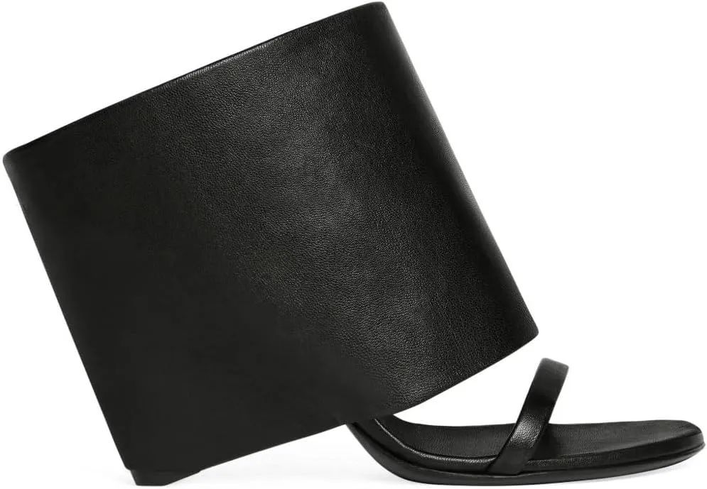 Women's Fold Over Wedge Heel Ankle Boots Open Toe High Heel Sandals Pull On Ankle Strap Shoes
