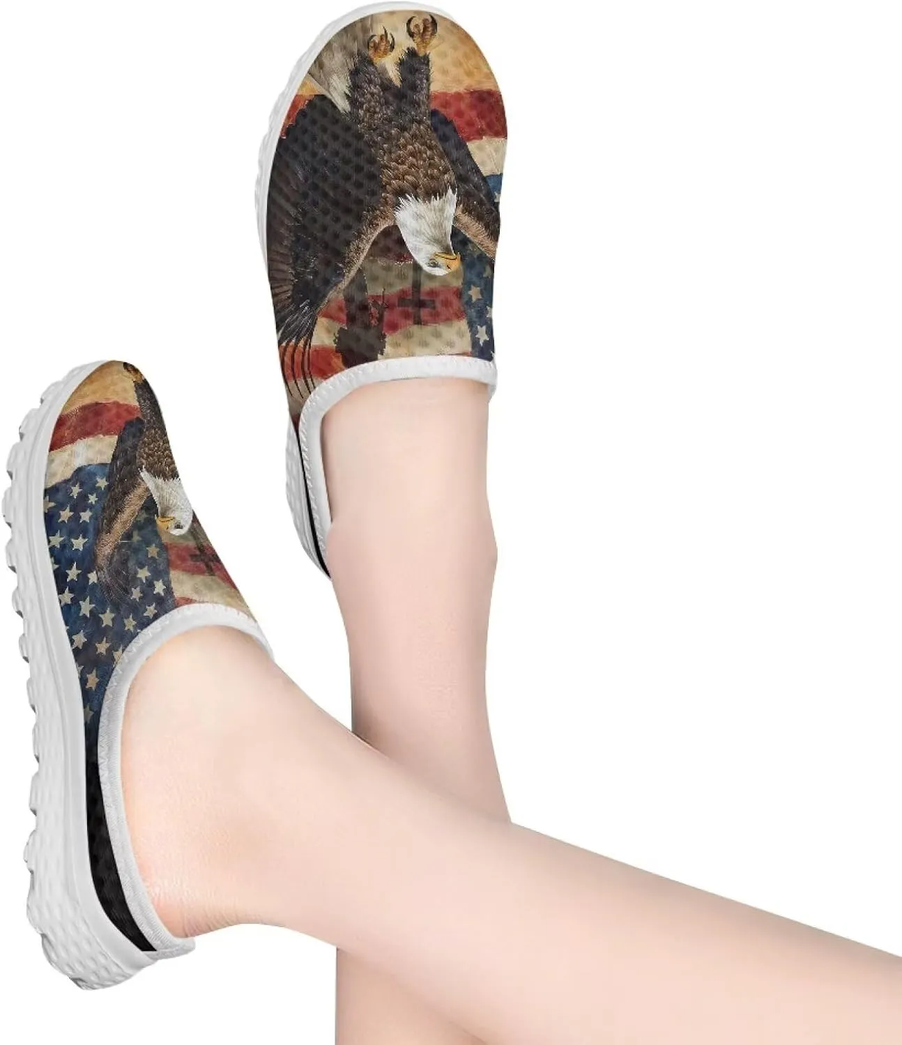 Women's Half Cap Toe Mesh Slippers Lightweight Breathable Lazy Slip On Shoes Fashionable Outdoor Walking Shoes
