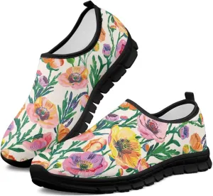 Womens Lightweight Walking Shoes Slip On Flat Non Slip Low-top Fashion Loafers Comfort Travel Shoe US Size 5.5-11.5