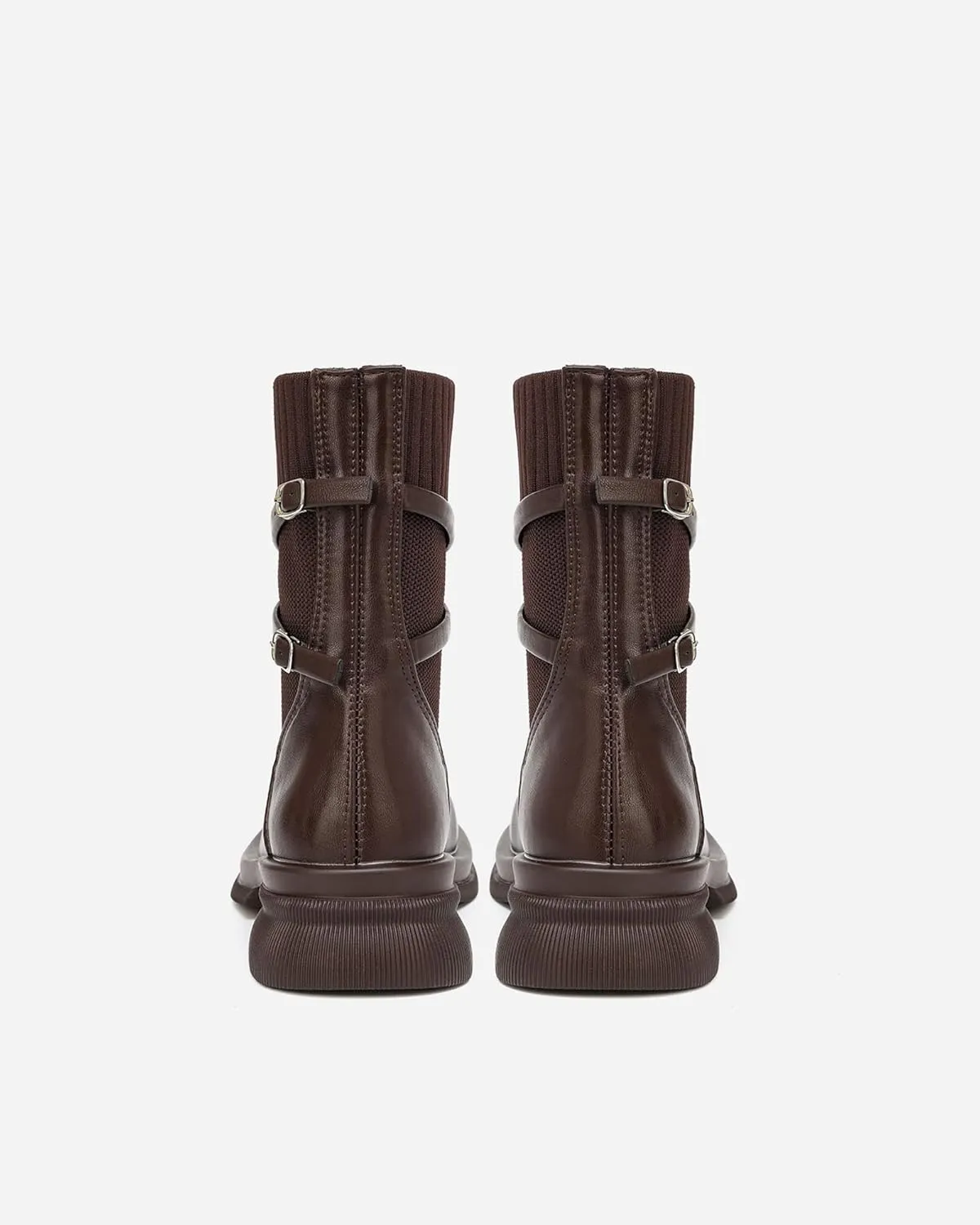 Women's MOUSSE FIT Strap Decor Ankle Boots