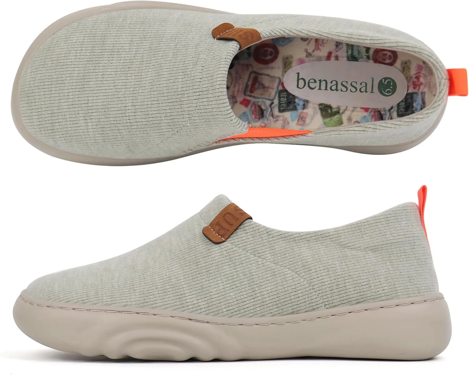 Women's Slip On Sneakers Casual Loafers Dress Travel Flats