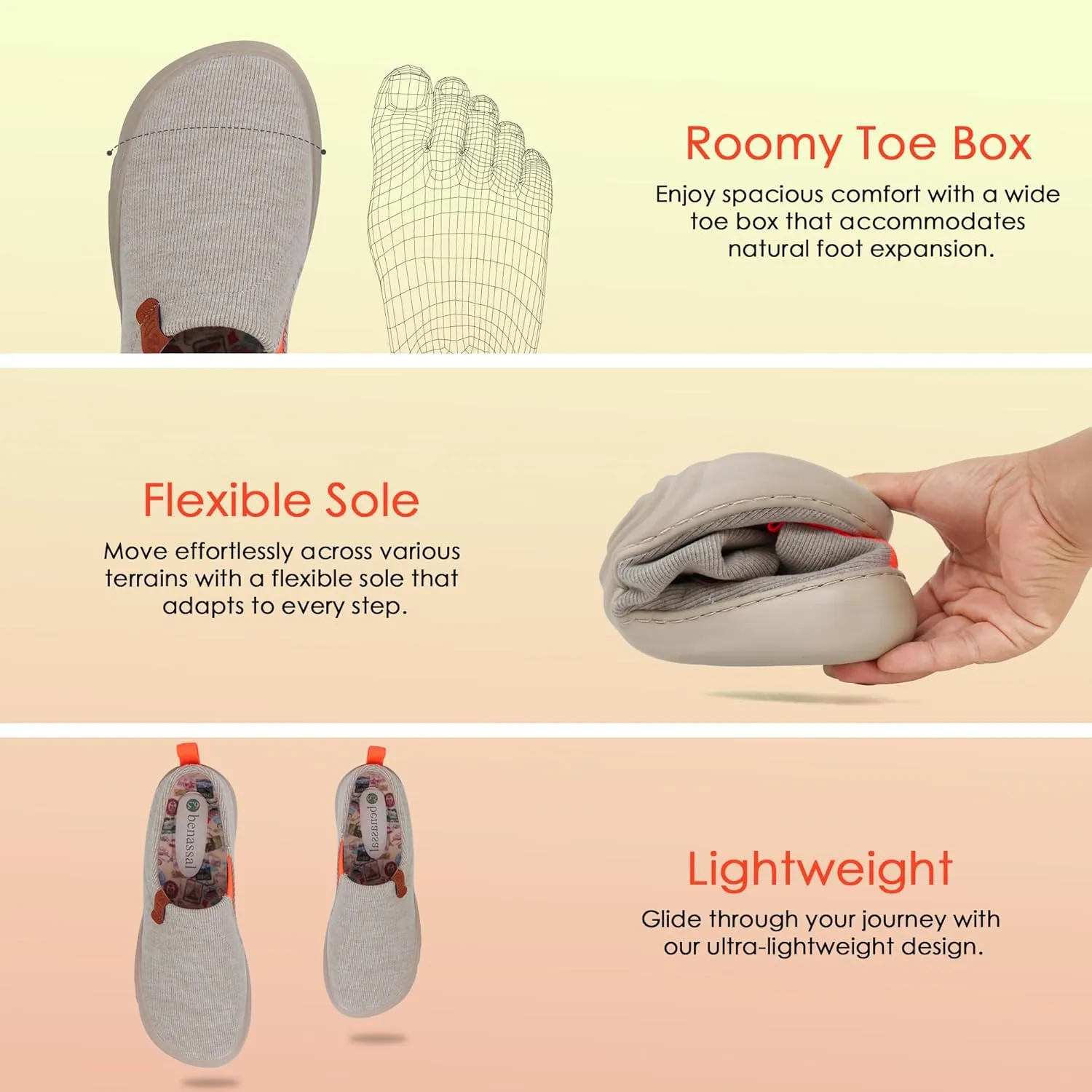 Women's Slip On Sneakers Casual Loafers Dress Travel Flats