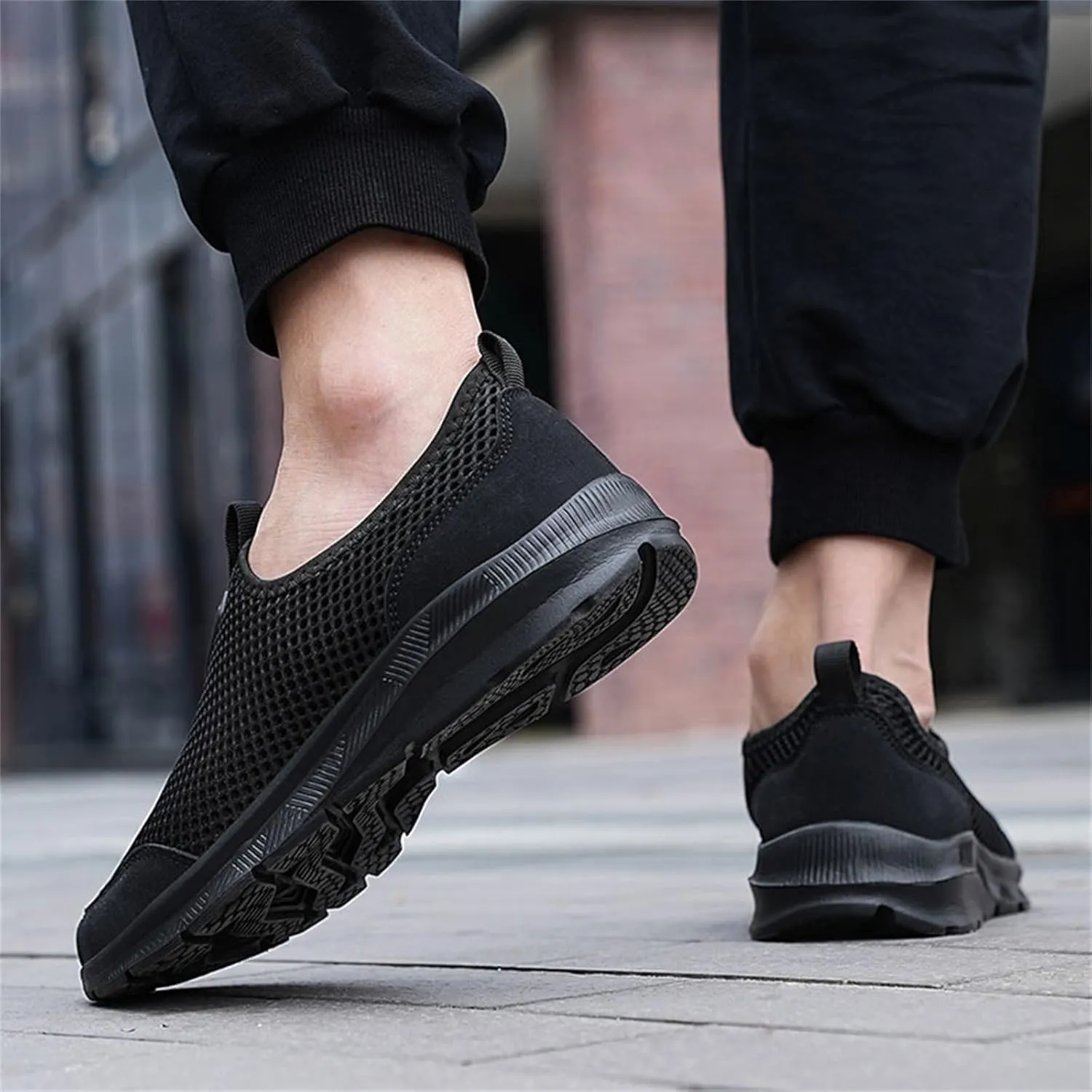 Womens Slip On Sneakers Women Walking Tennis Shoes Non Slip Work Shoes Women Winter Black Casual Shoes Men Shoes Sneakers Platform Tennis Shoe Casual Loafers