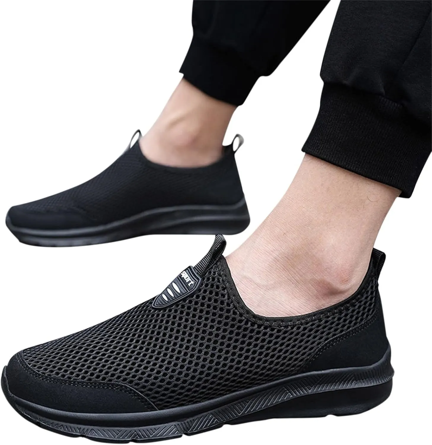 Womens Slip On Sneakers Women Walking Tennis Shoes Non Slip Work Shoes Women Winter Black Casual Shoes Men Shoes Sneakers Platform Tennis Shoe Casual Loafers