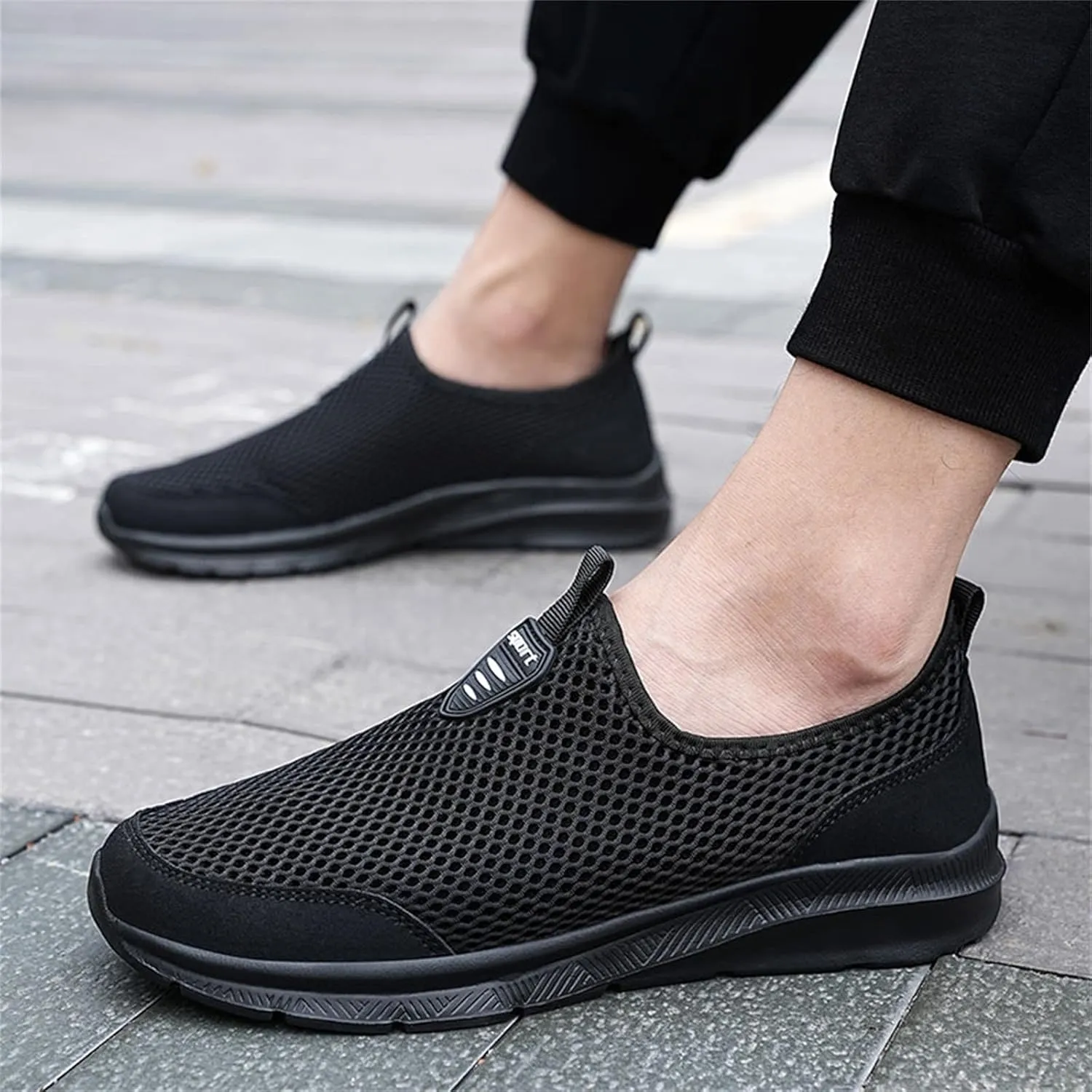 Womens Slip On Sneakers Women Walking Tennis Shoes Non Slip Work Shoes Women Winter Black Casual Shoes Men Shoes Sneakers Platform Tennis Shoe Casual Loafers