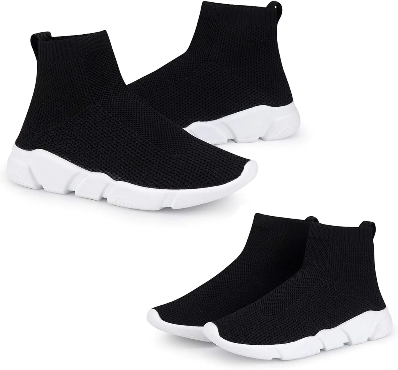 Women's Slip On Socks Sneakers Walking Shoes Running Tennis Athletic Gym Workout Non Slip Athletic Fashion Sneakers
