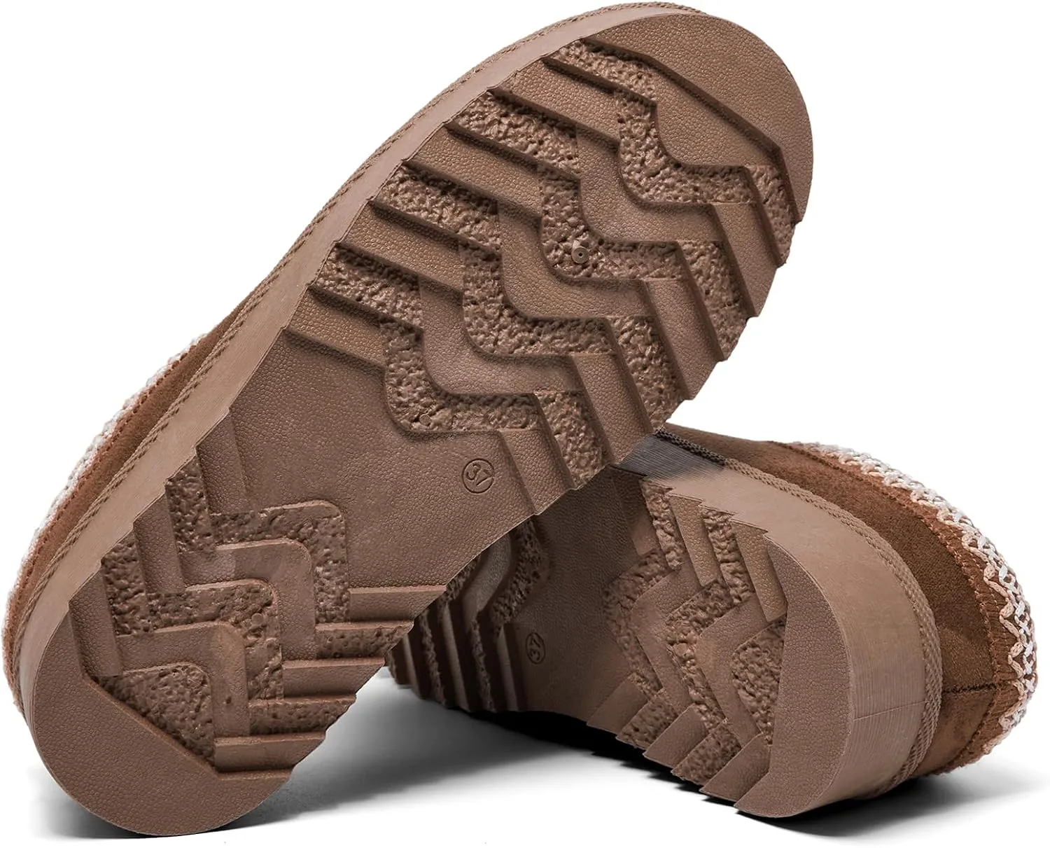 Women's Slippers Platform Mini Boots Anti-Slip Boot For Outdoor Short Ankle Boot Fur Fleece Lined Sneakers House slippers