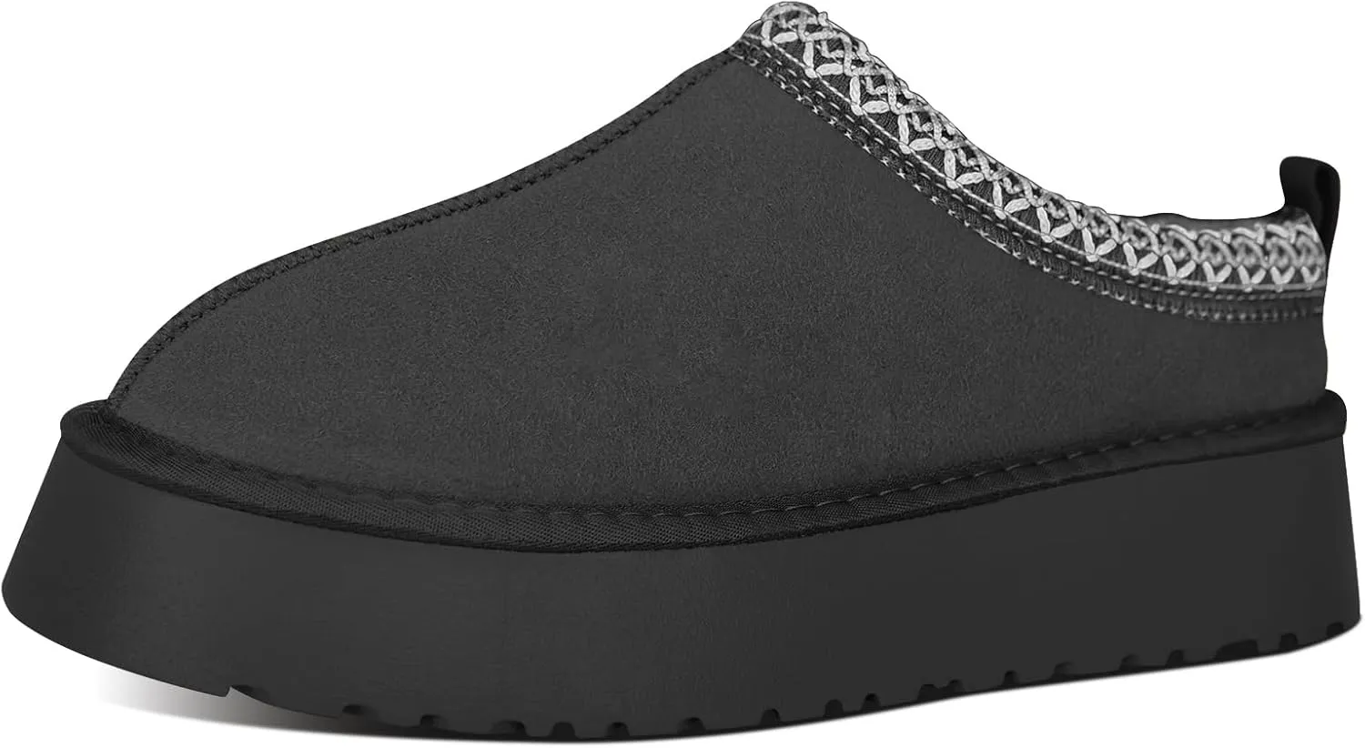 Women's Slippers Platform Mini Boots for Women Short Ankle Boot Fur Fleece Lined House Slippers Anti-Slip Boot For Outdoor