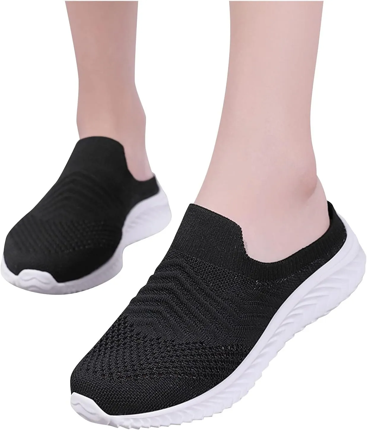 Womens Summer Breathable Mesh Slippers Tennis Shoes Men Wide Width Men Casual Dress Shoes Chunky Sneakers Black Tennis Shoe Loafers Casual Slip On